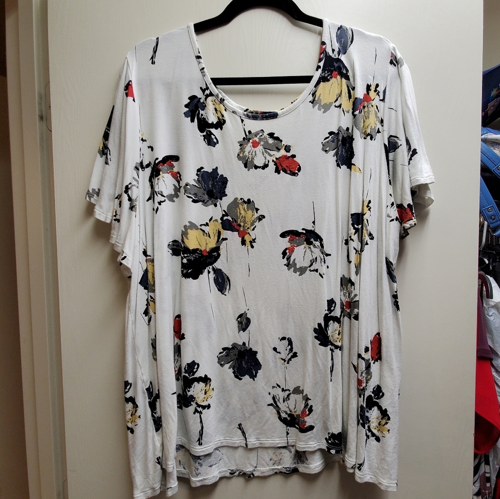 S/S floral top